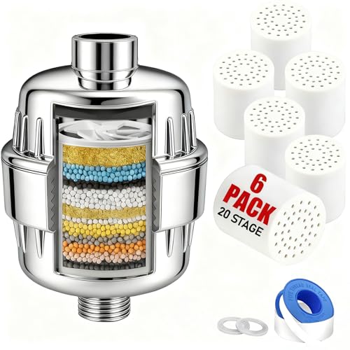 Beati Faucet Chrome Filter with 6 Cartridges