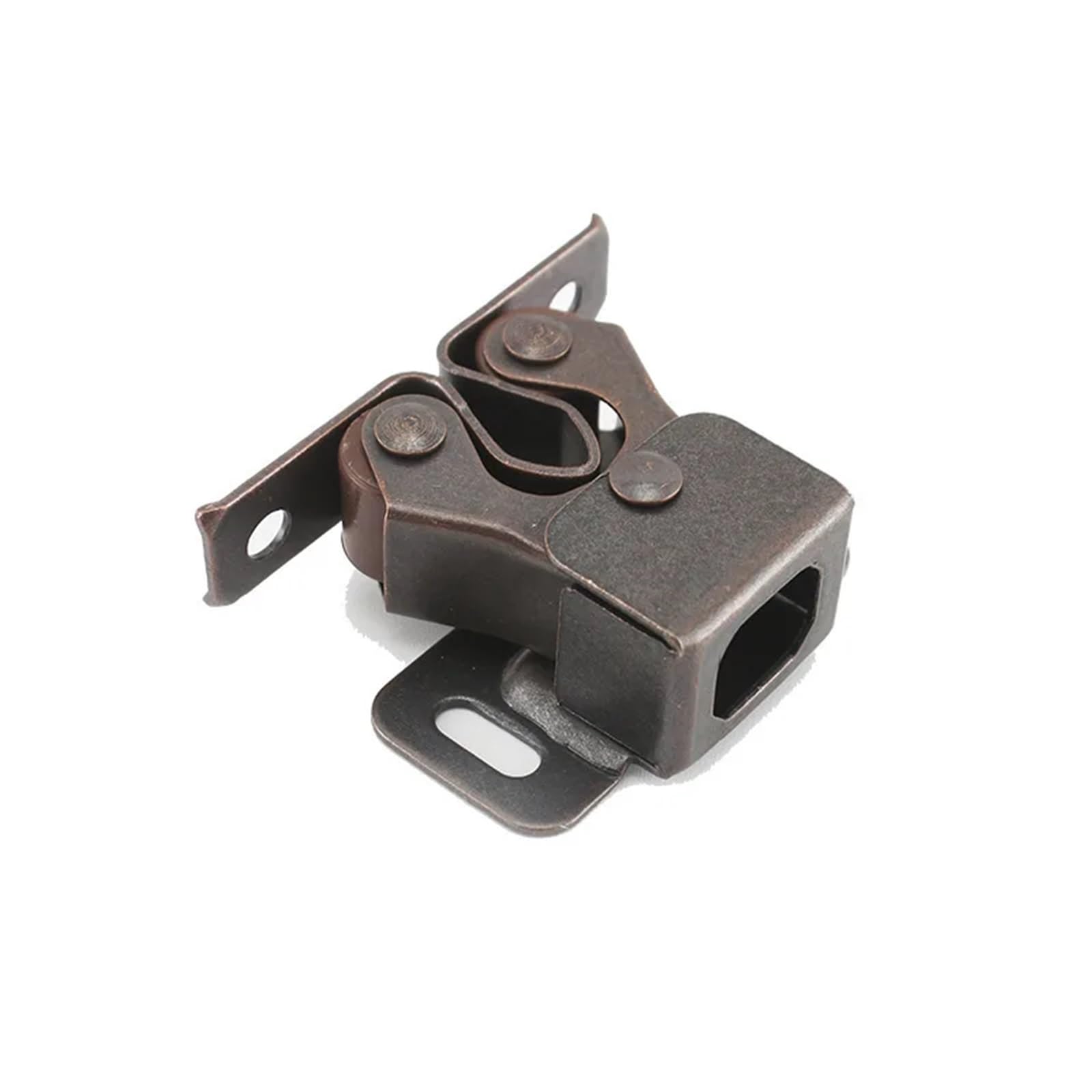 Xinglongs 20Pcs Double Roller Catch Door Catches Copper Tone Double Roller Catch Ball Latch For Cabinet Doors, 34X32x13mm