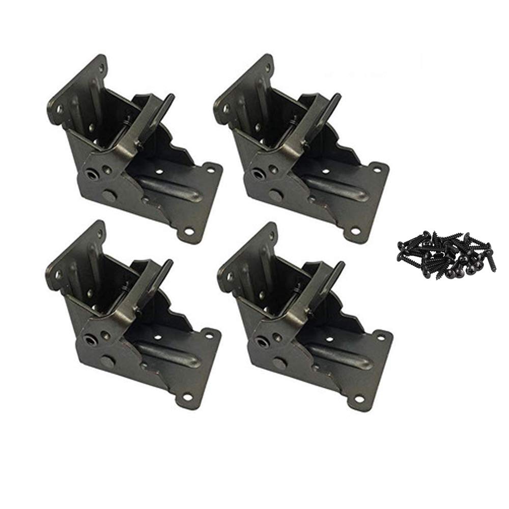 Folding Hinge Support Bracket Self Locking Hinge Furniture Legs for DIY Workbench Extension