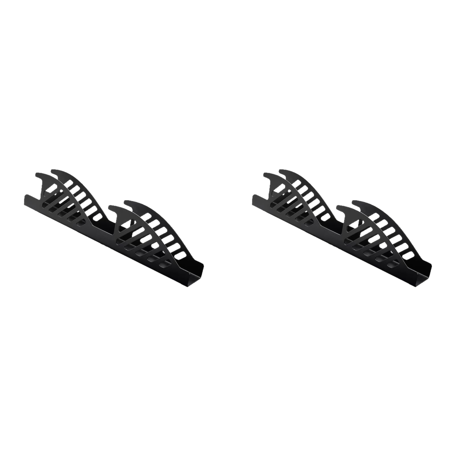 Estante de almacenamiento de metal resistente para montaje en pared para garaje, sostiene soportes de gato y herramientas de jardinería, soporte organizador de ahorro de espacio con tornillos