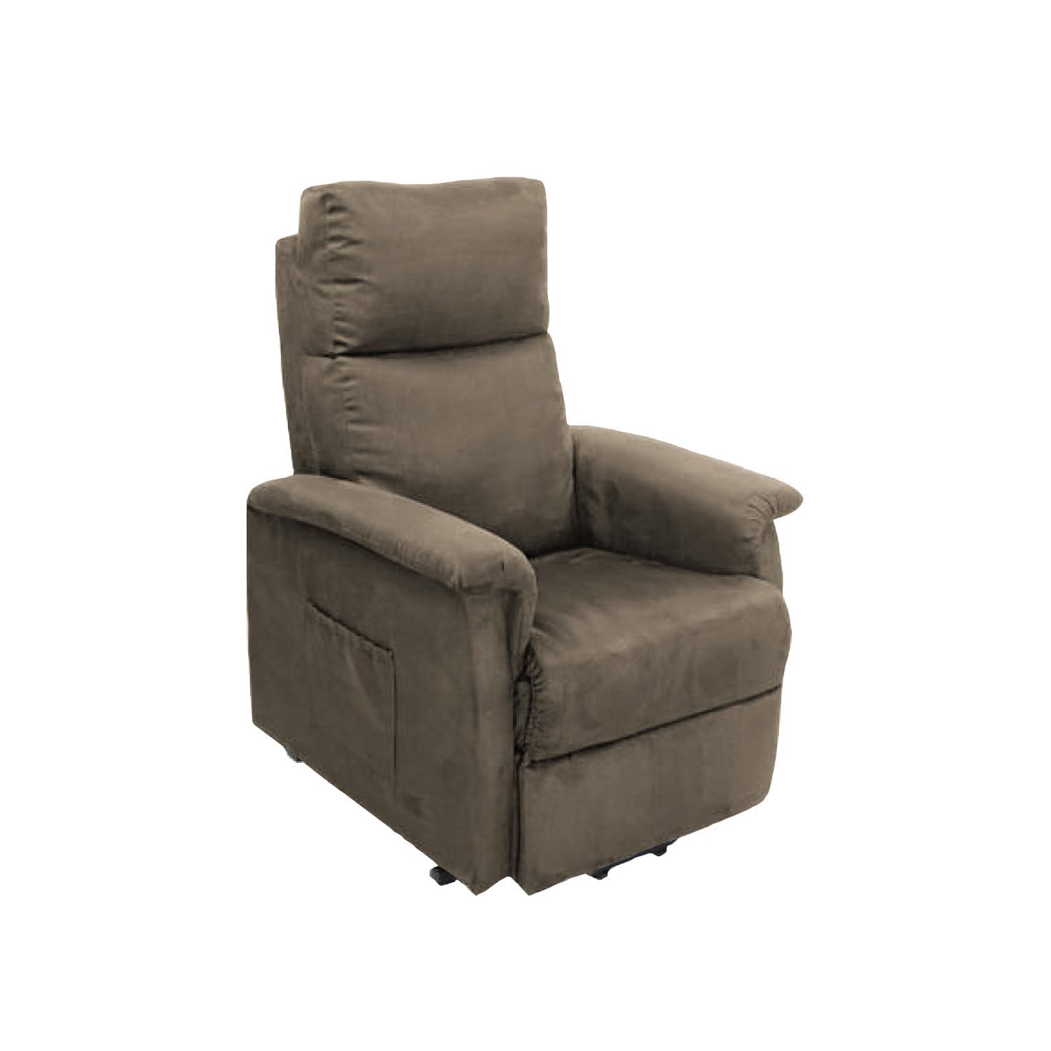 MyVorrei Sillón Relax con asiento desenfundable, dispositivo médico con 2 motores y revestimiento de microfibra Monica