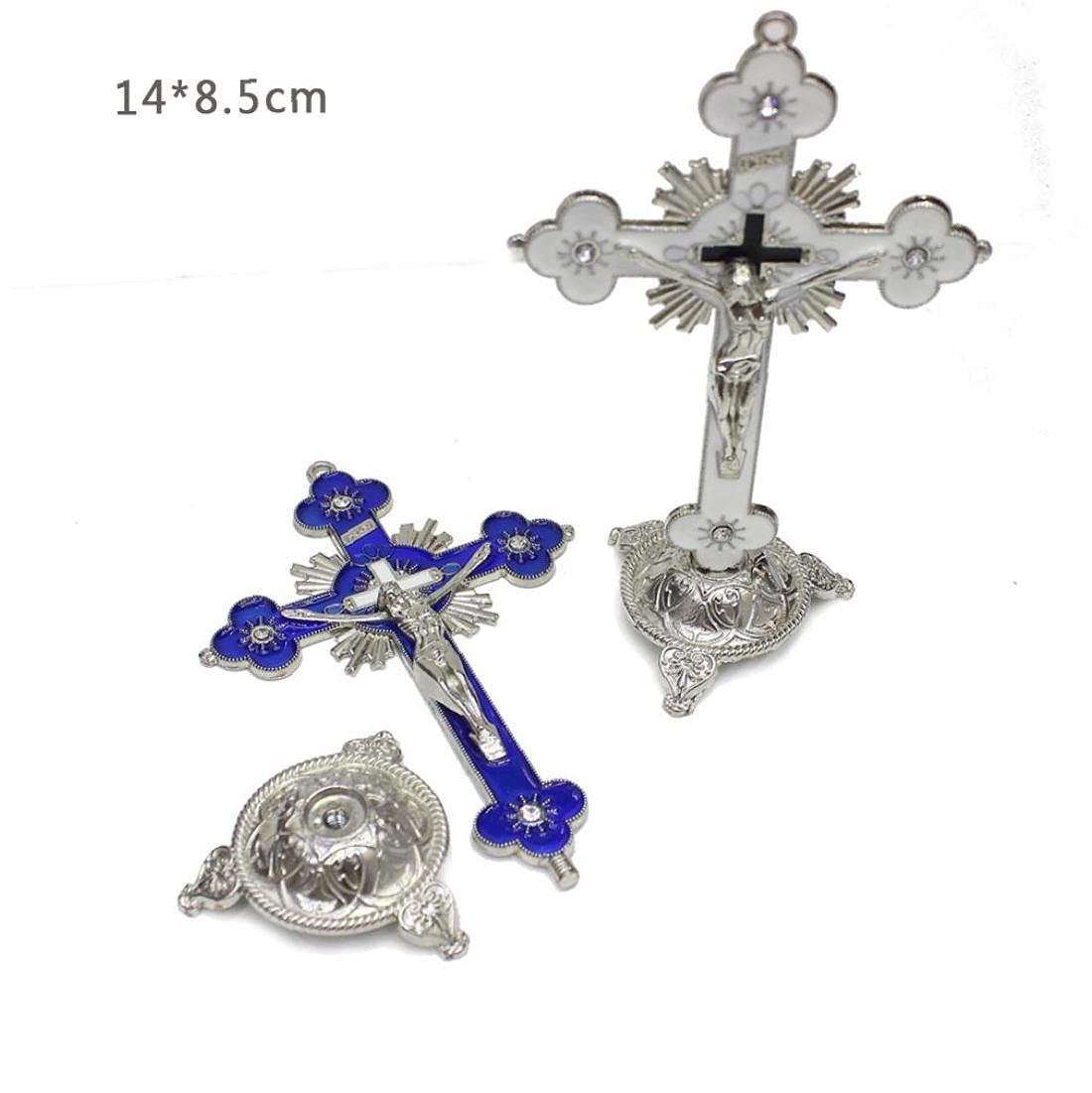 Statuina Gesù Con Croce - Resina, Decorazione Religiosa | Per Casa, Chiesa O Regalo - Foto 5