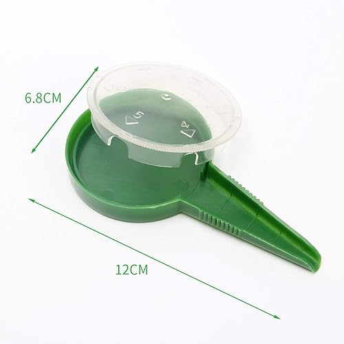 Miniatura 5 de Coolrunner Juego de 6 dispensadores de semillas de siembra, maceta de mano ajustable para jardín, herramienta de sembradora de plantas de flores,