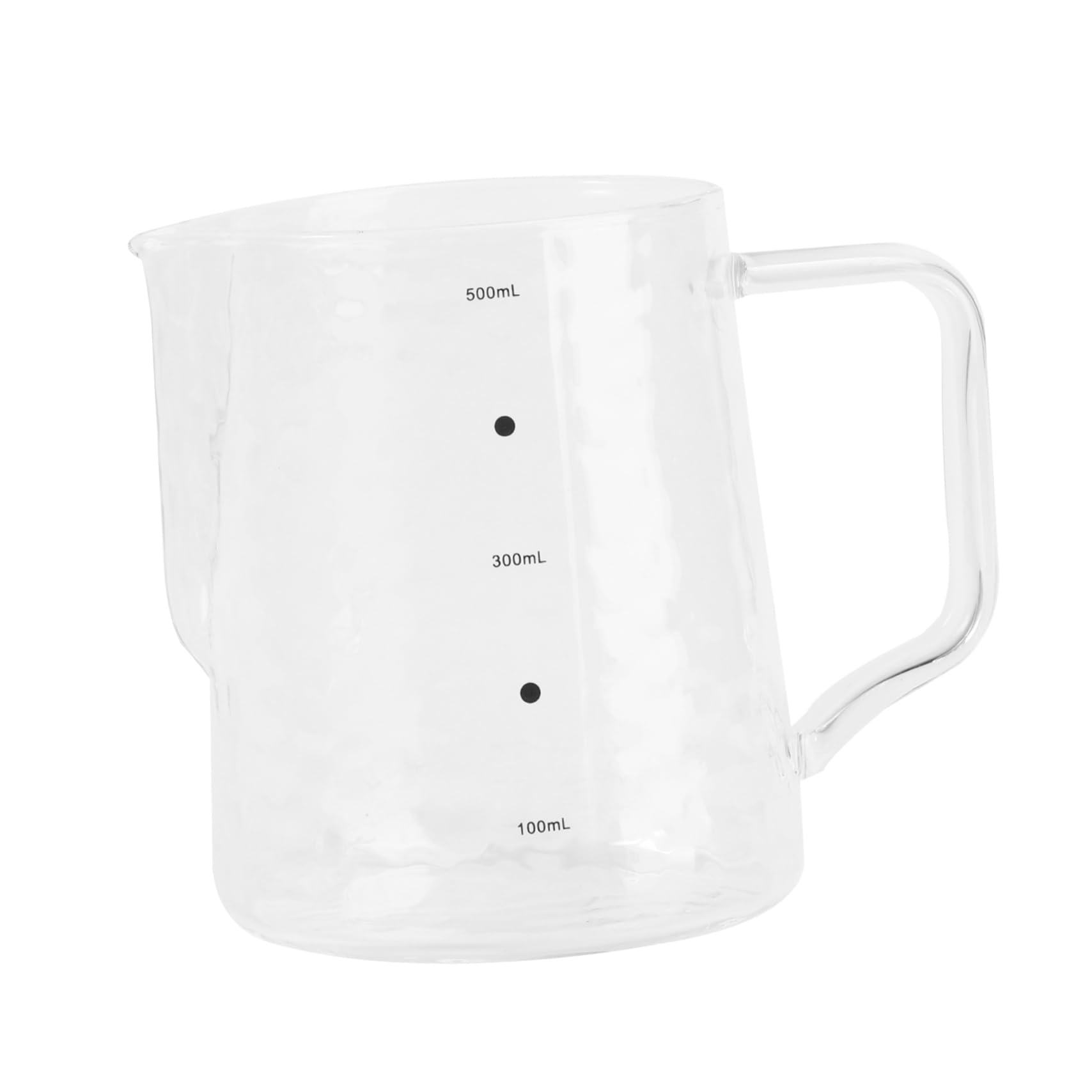 1pezzi Misurino in Vetro Da Tazza Da Caffè Con Bilancia Incorporata Per Misurare Liquidi Come o Latte Per Cucina e