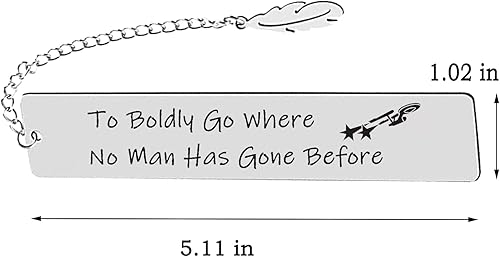 Miniatura 2 de Marcapáginas de película clásico inspirador de acero inoxidable, marcapáginas con estrellas, regalo para mujeres, hombres, amigos, profesores,