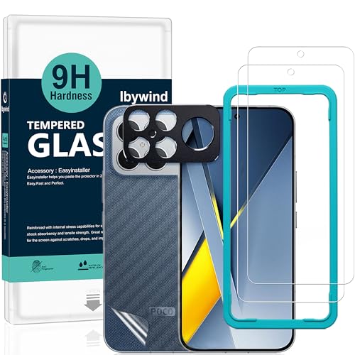 Ibywind Screen Protector with Camera Lens Protector (2+1 pack)