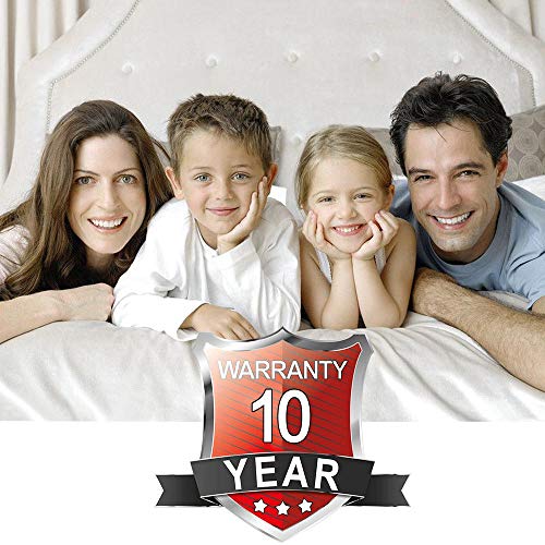 Premium Waterproof Bamboo Mattress Protector Queen Size For Cooling & Breathable,Ultra Soft Mattress Pad Cover,18 Inch Deep Pocket Fitted 8"-21" #TOP6