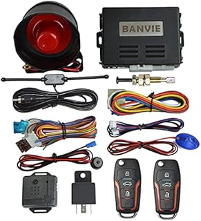 BANVIE Car Alarm System with Remote Start Starter