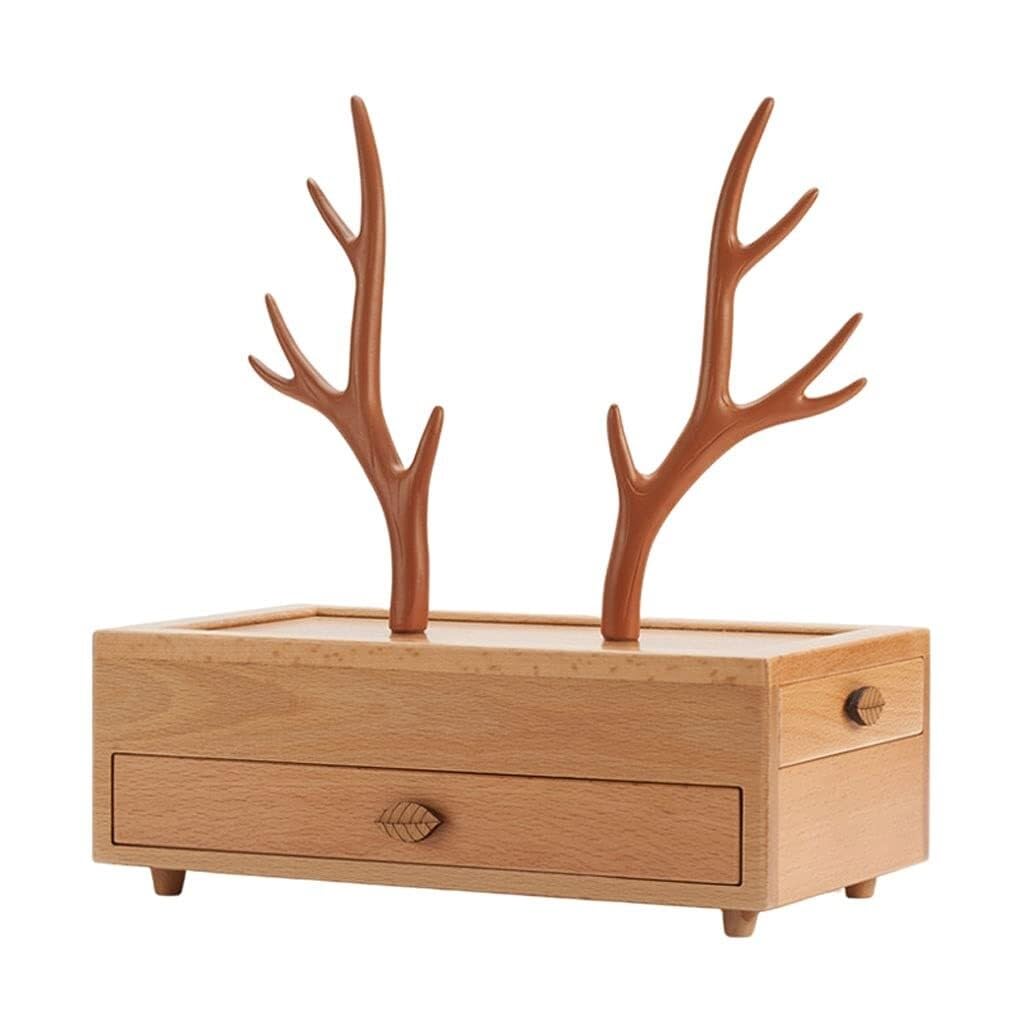Boîte à bijoux créative en bois le cadeau idéal pour ranger ses colliers