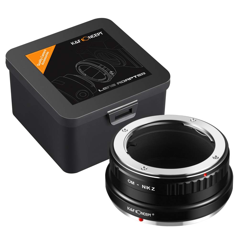 K&F CONCEPT Bague Adaptation Objectif pour Monter Objectif compatibile Con Olympus Om vers Boîtier compatibile Con Nikon Z (Om-compatibile Con Nikon Z)