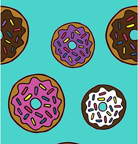 Hocsocx Turquoise Donuts Socks Performance Liner Moisture-Wicking Protection for Field Hockey, Ice Hockey, and Soccer4