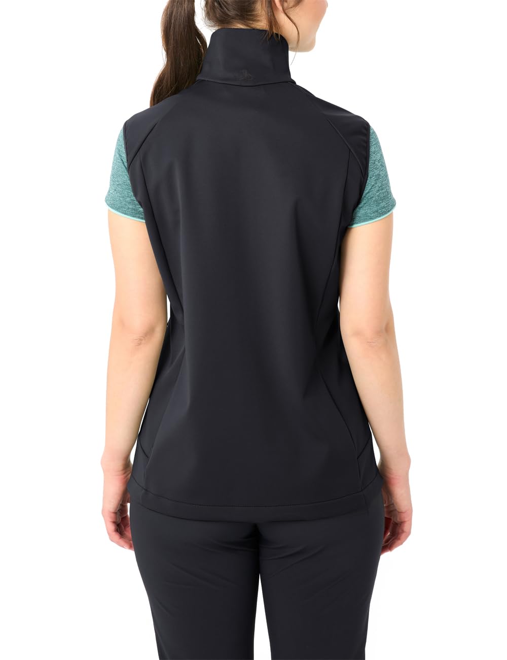 VAUDE Praktische Softshellweste für den Sommer, angenehm weiches und dehnbares Material, Winddicht, wasserabweisend und atmungsaktiv