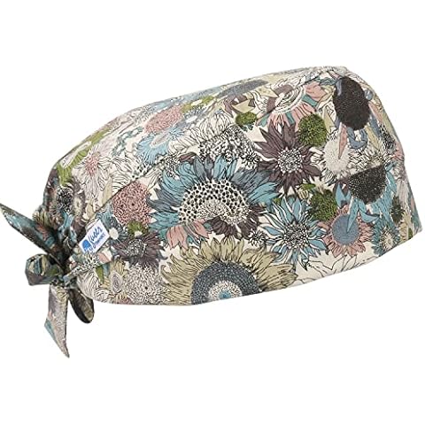 GUOER Scrub Hat Calabash Hat Scrub Cap Calabash Scrub Hat One Size Multiple Colors (Grey) Cover