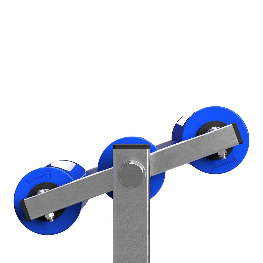 SUPROD Kielrollenwippe Slipwippe Sliphilfe Bootstrailer Auffahrhilfe Polyurethan RKKEZ-T-3-TPU