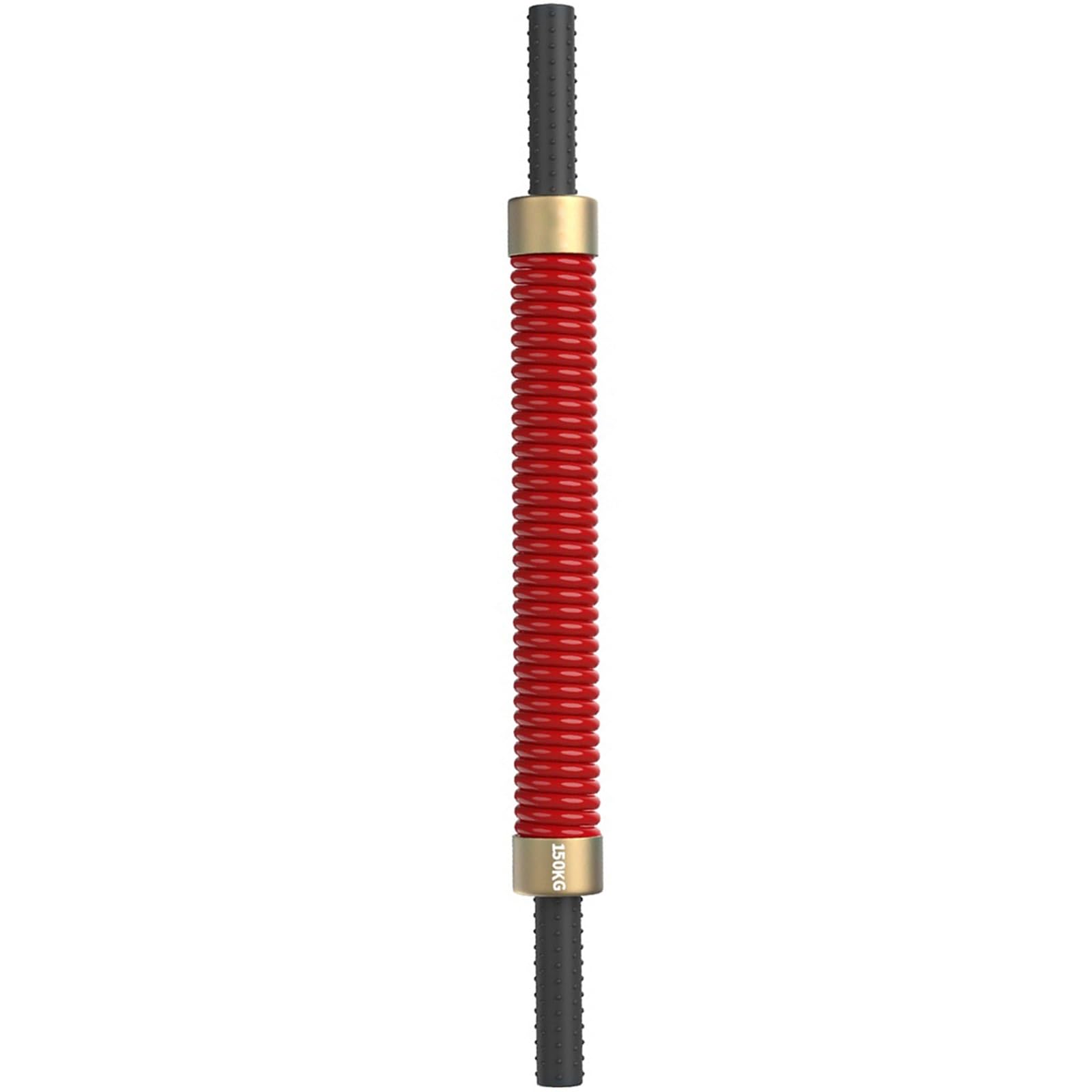Power Twister Bar, 150kg/330lbs Spring Chest Expander, Heavy Duty Upper Body Workout Equipment for Shoulder, Forearm, Arm, Bicep and Chest(Red)