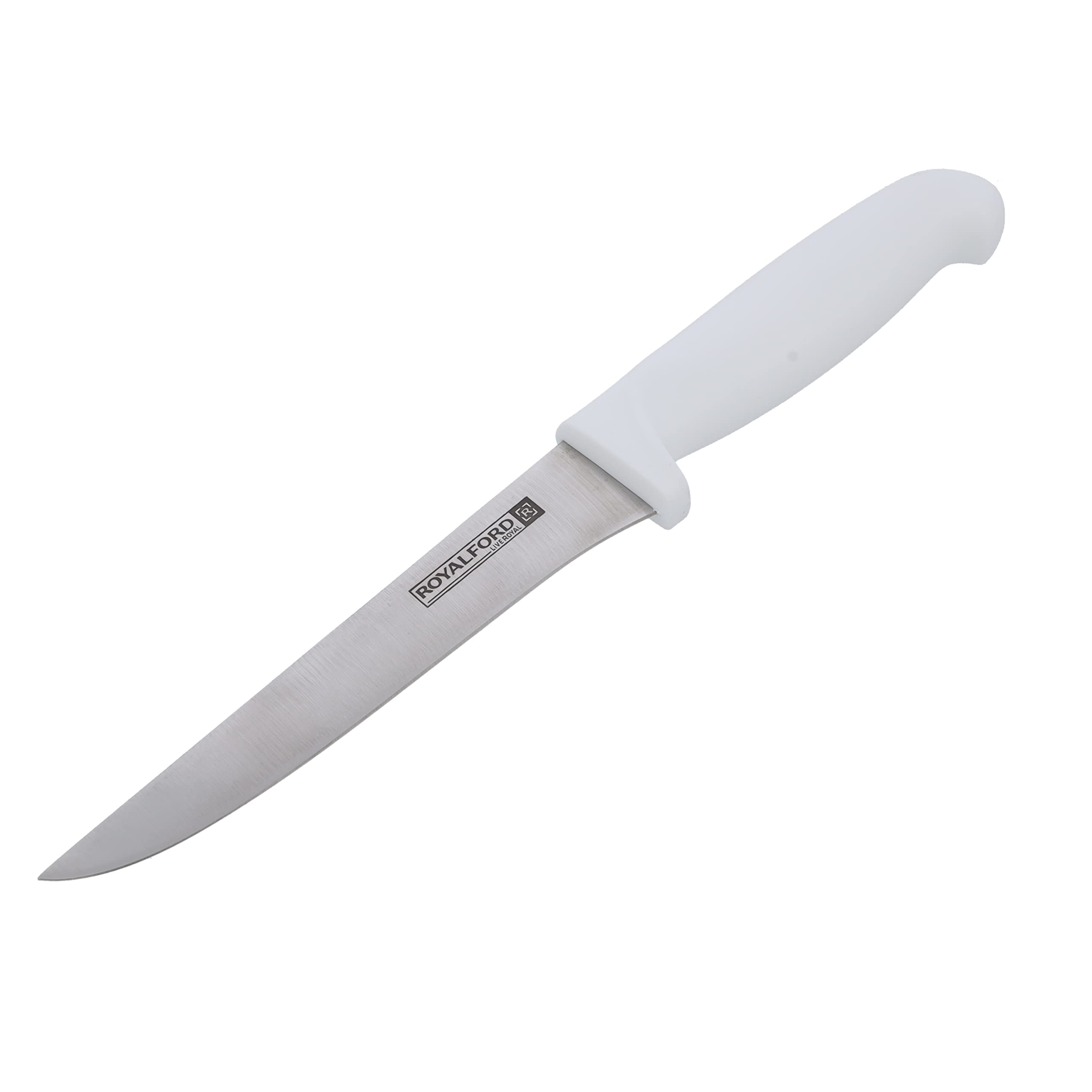 Royalford 6" Bonning Knife Stainless Steel With PP Handle, RF10232 | Sharp Blade | Rust-Resistant | Durable & Strong | Knife For Cutting Vegetables, Meat, Fruits & More