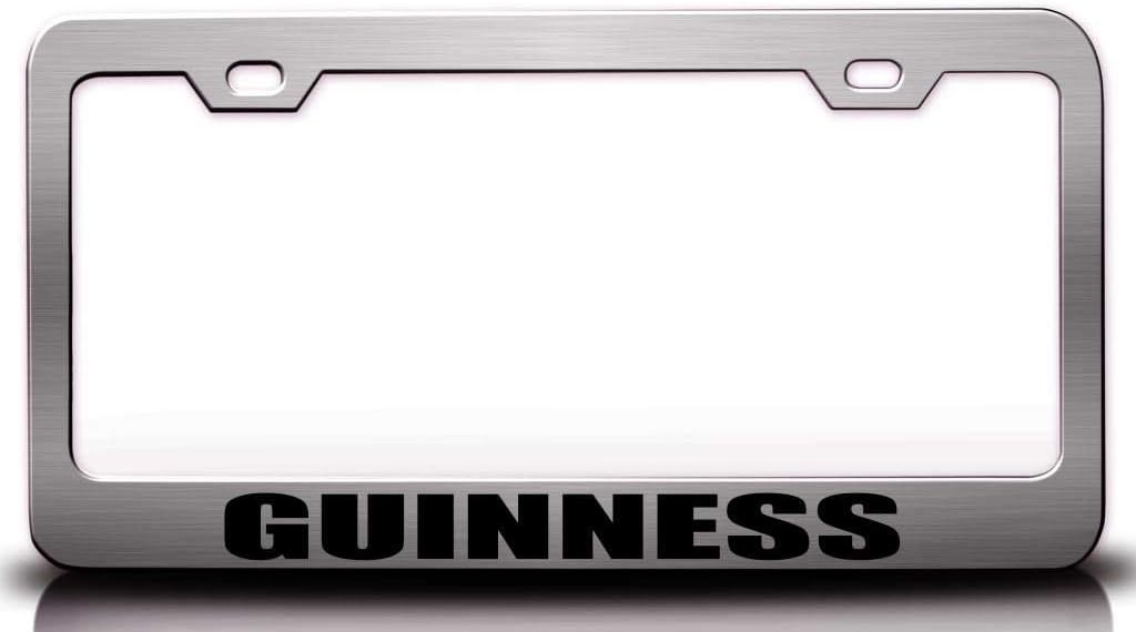 Guinness w/Hearts Food Vegetable Fruit Metal Car SUV Truck License Plate Frame Ch g35