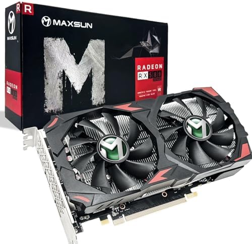 Carte Graphique Maxsun AMD Radeon R5 220 - 2 Go, Profil Bas, Sorties DVI/HDMI/VGA, Refroidissement Passif