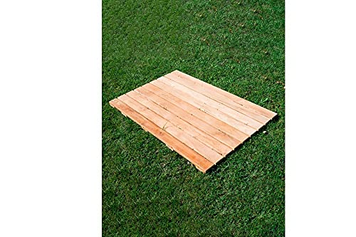 Sined Plataforma De Madera De Teca Para Duchas Tamaño 120X80 Cm, Marrón