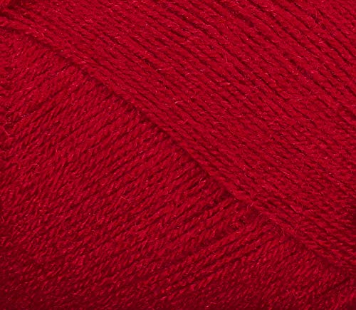 Image of M.G ENTERPRISE Jupiter Red (200 gm) Wool Ball Hand Knitting Wool /Art Craft Soft Fingering Crochet Hook Yarn, Needle Knitting Yarn Thread Dyed