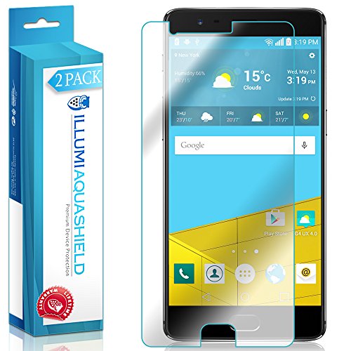 ILLUMI AquaShield Screen Protector Compatible with OnePlus 3 (2-Pack) No-Bubble High Definition Clear Flexible TPU Film