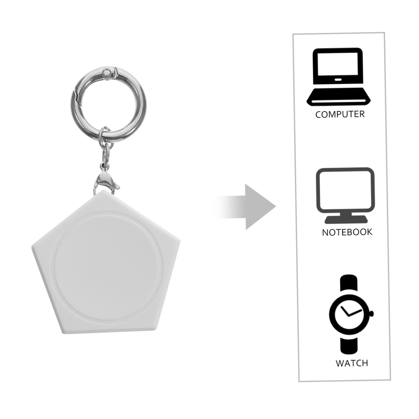 Mikikit 5pezzi Caricatore Portatile Wireless Per Orologi Adattatore Multifunzionale Compatibile Con Pixel Watch Design Compatto e Induzione Magnetica Stazione Di Ricarica Pratica e