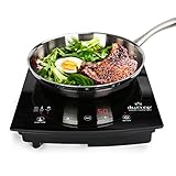 duxtop 8310 1800W Portable Induction Cooktop Countertop Burner, Black
