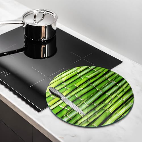 Planche à découper en bambou Wallfluent 40cm pour induction et protection de plaque - 3