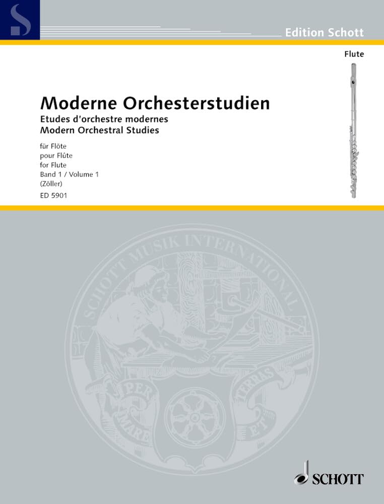 Flute traversiere et orchesterstudien 1 fl, progressez au sein de l orchestre