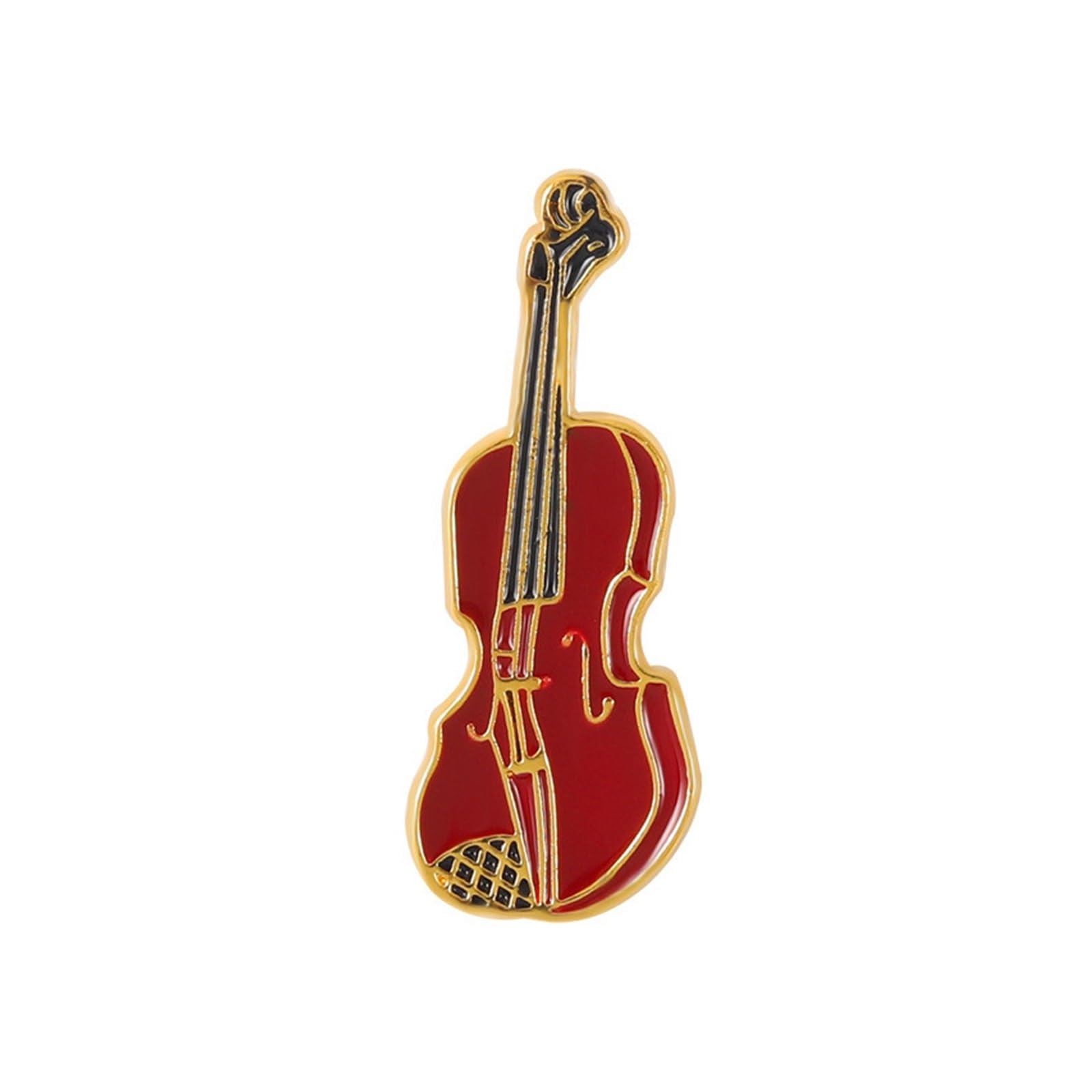 Spilla creativa strumento musicale pianoforte tromba lega giacca borsa regali gioielli spilla spille, 1