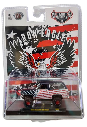 M2 Machines Hobby Exclusive 1974 Chevy K5 Blazer Iron Eagle 1:64