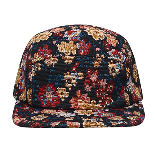 Image of 5 Panel Camper Hat | Multi-Color Unique Designs | Caps for Men & Women | Large or X-Large