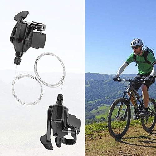 PowerLift Shimano 7 Speed Shifter-1 Pair Triple Speed Bicycle Gear Shift Derailleur Left/Right Shifter (Size : 3 * 7)