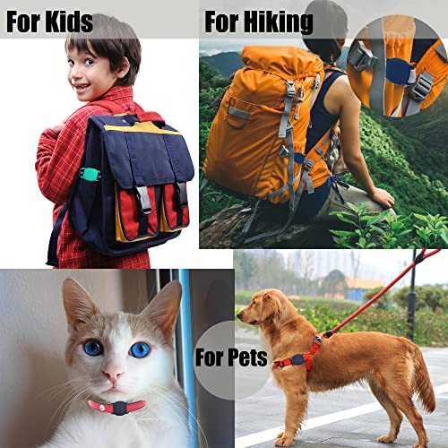 Lofekea Sillicone Case for Galaxy SmartTag, 2 Pack Samsung Smarttag+Plus Finder Tracker Holder for Dog Pet Collar, Secure Holder for Kids(Red and Black) Lofekea Sillicone Case for Galaxy SmartTag, 2 Pack Samsung Smarttag+Plus Finder Tracker Holder for Dog Pet Collar, Secure Holder for Kids(Red and Black)