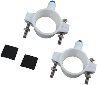 Lemoy RO Water Filters Drain Saddle Valve with 1/4 inch Quick Connect for Reverse Osmosis (RO) Systems (2 pcs)
