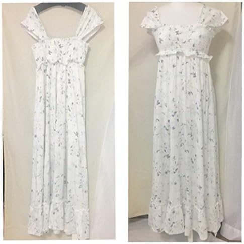 Amazon Co Jp ジェラートピケ ロングワンピース ドレス オフショルダー 花柄 オフホワイト ルームウェア Gelato Pique ファッション