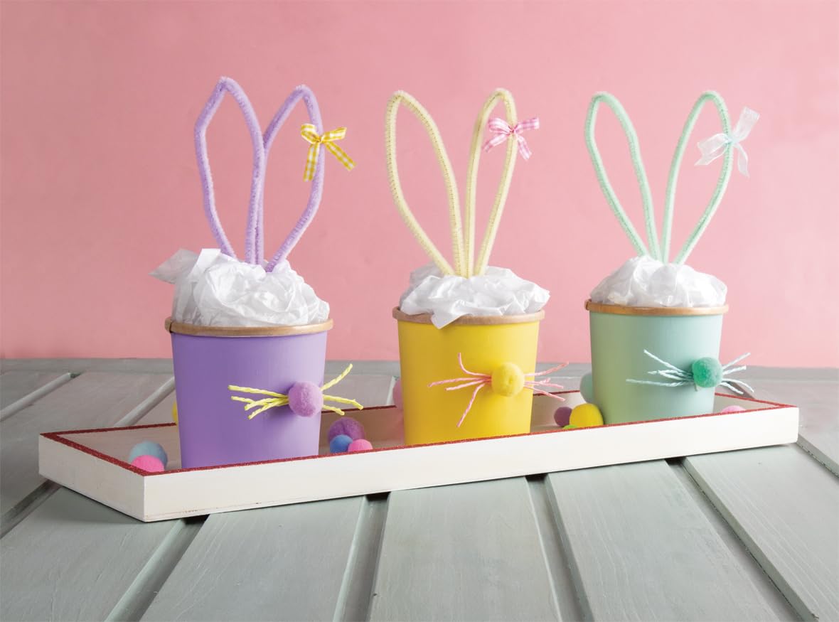 Rayher 87212685 Pompom Chenille Wiggly Eyes Mix Pastel Assorted Pack of 125