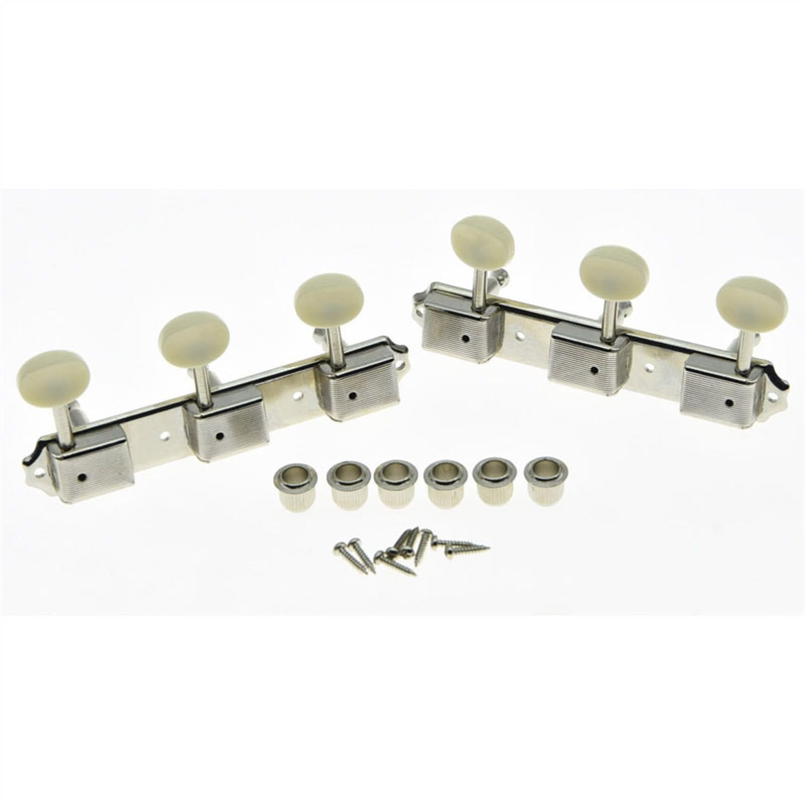 Kit de clavijas de afinación de guitarra Clavijas De Afinación Vintage Para Guitarra Eléctrica Clavijas De Afinación Abiertas Perillas Accesorios Para Guitarra 3 Clavijas De Afinación De Metal Izquier