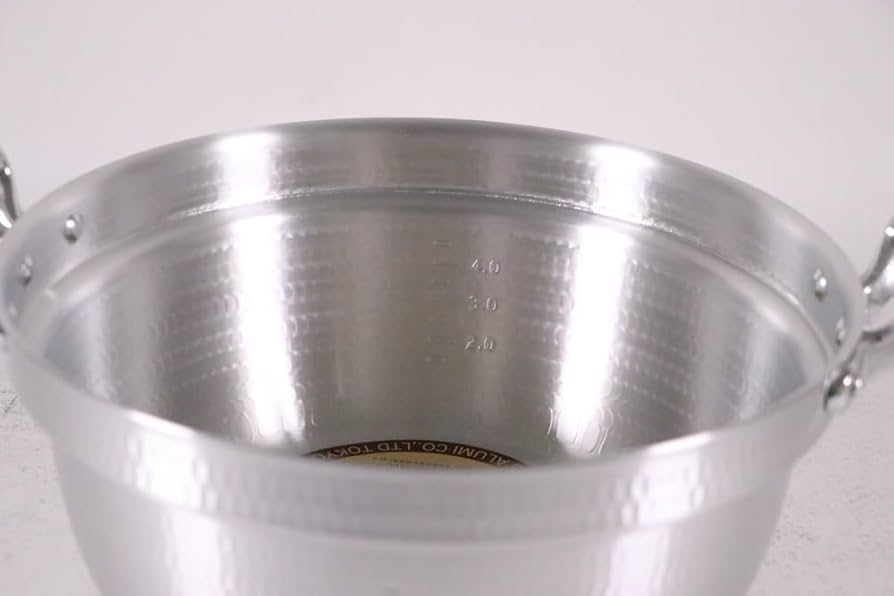 【中尾アルミ製作所製￼】アルミ キング 打出 料理鍋(目盛付)45cm 51QK42wtVBL.jpg_BO30,255,255,