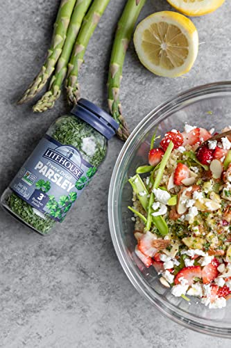 Litehouse Freeze Dried Parsley - Substitute For Fresh Parsley, Jar Equal To 3 Parsley Fresh Bunches, Organic, Parsley Seasoning, Non-Gmo, Gluten-Free - 0.30 Ounce #TOP3