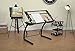 SD Studio Designs Triflex Drawing Table, Sit to Stand Up Adjustable Office Home Computer Desk, 35.25