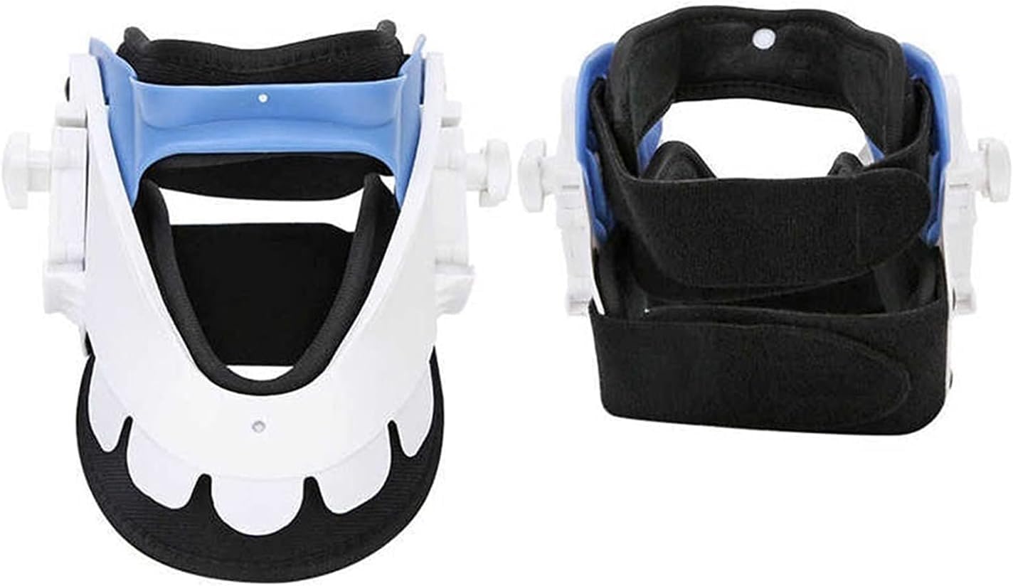 Regulowane Wsparcie Ortezy Szyi, Korektor Ortopedyczny Szyjki Macicy, Kołnierz Rozciągający Kręgosłupatraction Fixer Pain Relief Neck Brace Protector Medyczna Orteza Trakcyjna, 1set