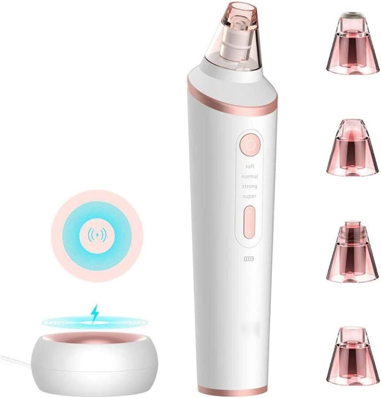 Dissolvant de Points Noirs légers, Nettoyeur de Pores, grattoir for Le Visage, extracteur de Boutons et de Boutons, Machine de Nettoyage en Profondeur du Visage for Femmes et Hommes
