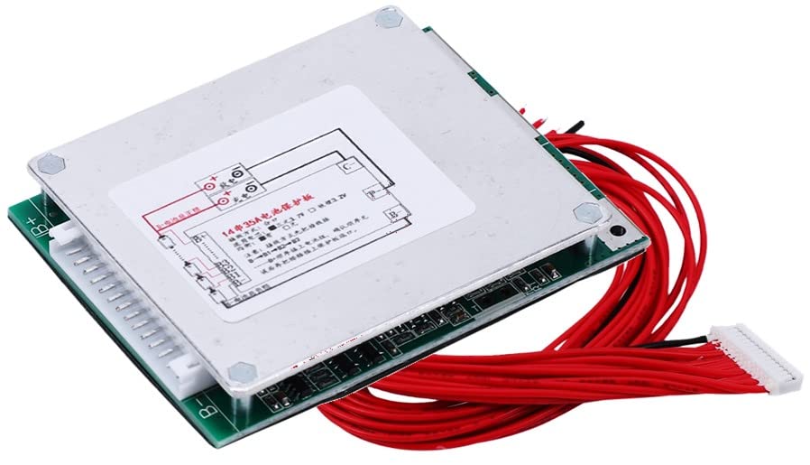 1PCS 14S 52V 35A Li-Ion Lipolymer Bordo di Protezione della Batteria BMS PCB Board Bilanciato