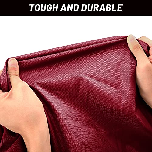 Couverture de protection bateau 25-27FT imperméable en toile 420D rouge - 5