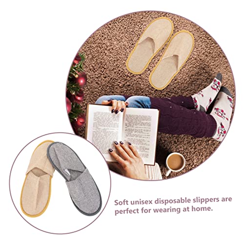 FOMIYES 6 Pares De Chinelos Descartáveis ​​Unissex Chinelos Internos Para Chinelos Para Homens Chine
