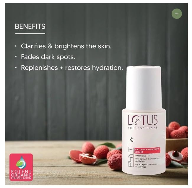 Image of Lotus Professional Whitening & Brightening Day Cream 50g + Face Serum 30ml (Set of 2)