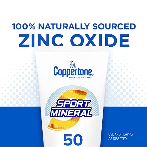 Coppertone 4814507900 Sport Sunscreen Lotion Spf 50, Zinc Oxide Mineral Sunscreen, Water Resistant Body Sunscreen Spf 50 thumb #7