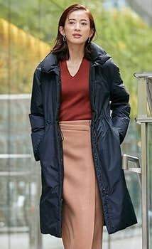 Amazon.co.jp: ICB！ロングダウンコート大きいサイズ46 23区自由区組曲