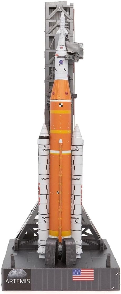 Metal Earth Premium Series Artemis Moon Rocket 3D Metal Model Kit Fascinations